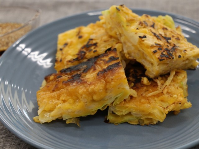 お野菜いっぱいチヂミ