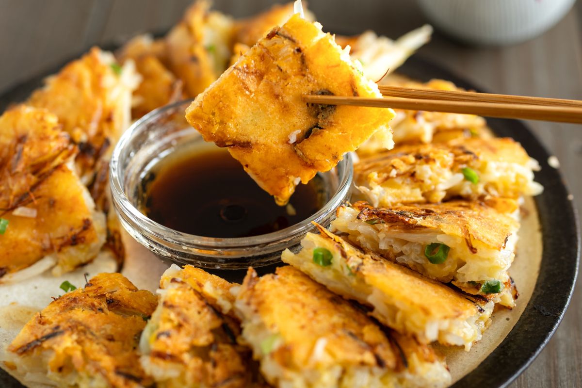 もやしチーズチヂミ